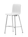 HAL RE Bar Stool, White, Kitchen version: 645mm