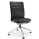 ID Trim Conference, With lumbar support, Without armrests, Soft grey, Seat and back, leather, Asphalt