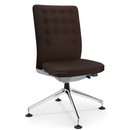 ID Trim Conference, With lumbar support, Without armrests, Soft grey, Seat and back Plano, Brown