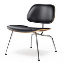 Plywood Group LCM / LCM Leather, Natural ash, seat leather nero, Polished chrome