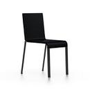 .03, Stackable, Base powder-coated black, Without armrests, Basic dark