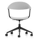 Mynt Office Swivel Chair five-star base, Grey RE, Without upholstery, Without upholstery, Deep black, Hard castors for carpets