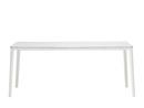Plate Dining Table, 180 x 90 cm, Marble Carrara, White