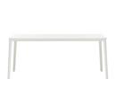 Plate Dining Table, 180 x 90 cm, MDF white, White