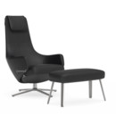 Repos, Chair Repos & Panchina, Leather Premium F nero, 41 cm, Polished