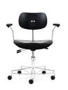 SBG 197 R, Without upholstery, Stained beech, Black, With armrests