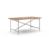 Richard Lampert - Eiermann 2 Dining Table, 5-layer fir/spruce, weather-resistant, glued, oiled, 160 x 83 cm, Stainless steel