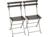 Fermob - Bistro Folding Chair Set of 2, Tonka