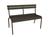 Fermob - Luxembourg Bench with Backrest, Tonka