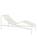 Hay - Palissade Chaise Longue, Cream white, Without cushion, Without neck pillow