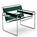 Knoll International - Wassily Chair, Cowhide green - 55th anniversary