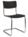 Thonet - S 43 Classic, Chrome-plated frame, Stained beech, Black (TP 29), Without seat pad, No glides