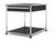 USM Haller - USM Haller Side Table with Drawer, Anthracite RAL 7016