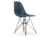 Vitra - Eames Plastic Side Chair RE DSR, Sea blue, Without upholstery, Without upholstery, Standard version - 43 cm, Coated basic dark