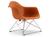 Vitra - Eames Plastic Armchair RE LAR, Rusty orange, Without upholstery, Chrome-plated