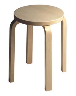 Stool E60 Seat birch veneer, Legs birch clear varnished