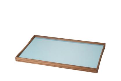 Turning Tray S (23 x 45 cm)|Black/Blue