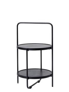 Tray Table S (H 58 x Ø 36 cm)|Black