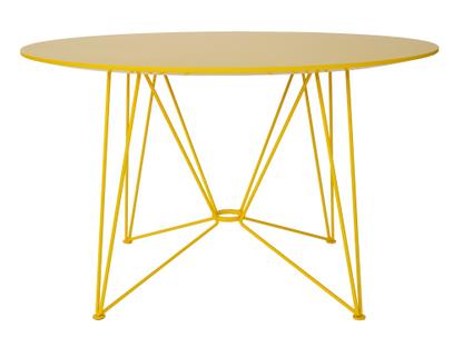 The Ring Table Indoor Laminate Lemon yellow