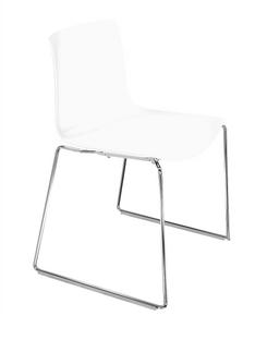 Catifa 46 Sledge Chrome|Unicoloured|White|Without armrests
