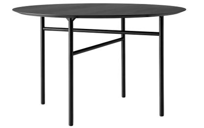 Snaregade Round Table Ø 120 cm|Black oak veneer