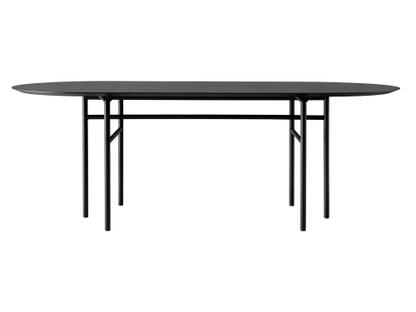 Snaregade Oval Table Black oak veneer