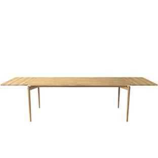 PURE Dining Table 190 x 85 cm|White oiled oak|With 2 extension panels in the same colour (L 190-290 cm)
