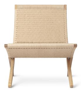 MG501 Cuba Chair Soaped oak|Natural paper yarn
