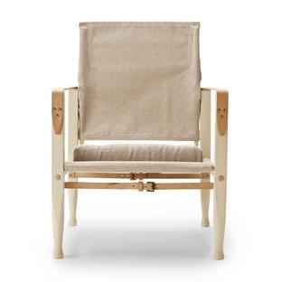 KK47000 Safari Chair Ash (light)|Natural canvas|With cushion