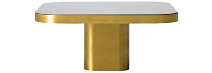 Bow Coffee Table Brass natural|H 31 x W 70 x D 70