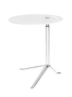 Little Friend Height adjustable|White table top / polished frame
