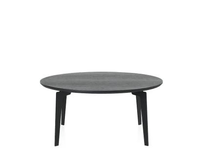 Join Coffee Table FH41 - Round 80 cm|Black varnished oak