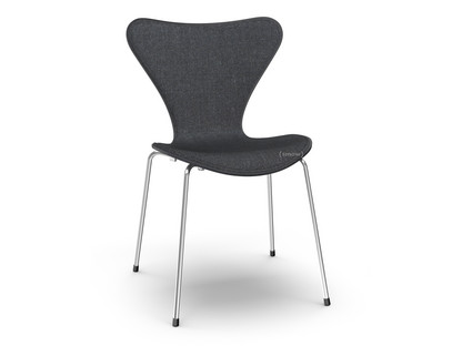 Series 7 Chair Front Upholstered Coloured ash|Black|Remix 183 - Black|Chrome