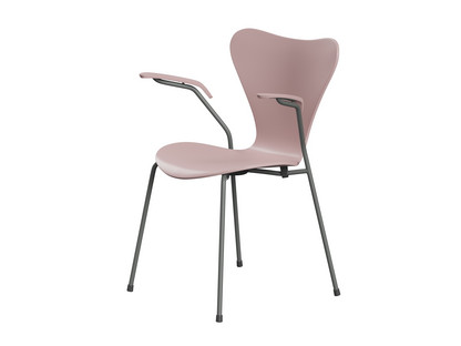 Series 7 Armchair 3207 Chair New Colours Lacquer|Pale rose|Silver grey