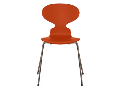 Ant Chair 3101 New Colours Lacquer|Paradise orange|Brown bronze
