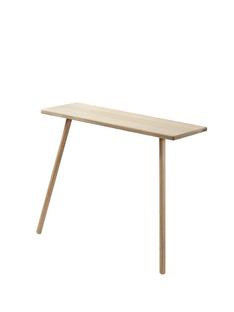 Georg Wall Table Console Table (90 x 32 x 73 cm)|Natural oak