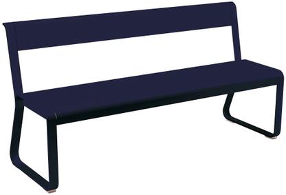 Bellevie Bench with Back Deep blue