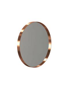 Unu Mirror round ø 40 cm|Brushed copper