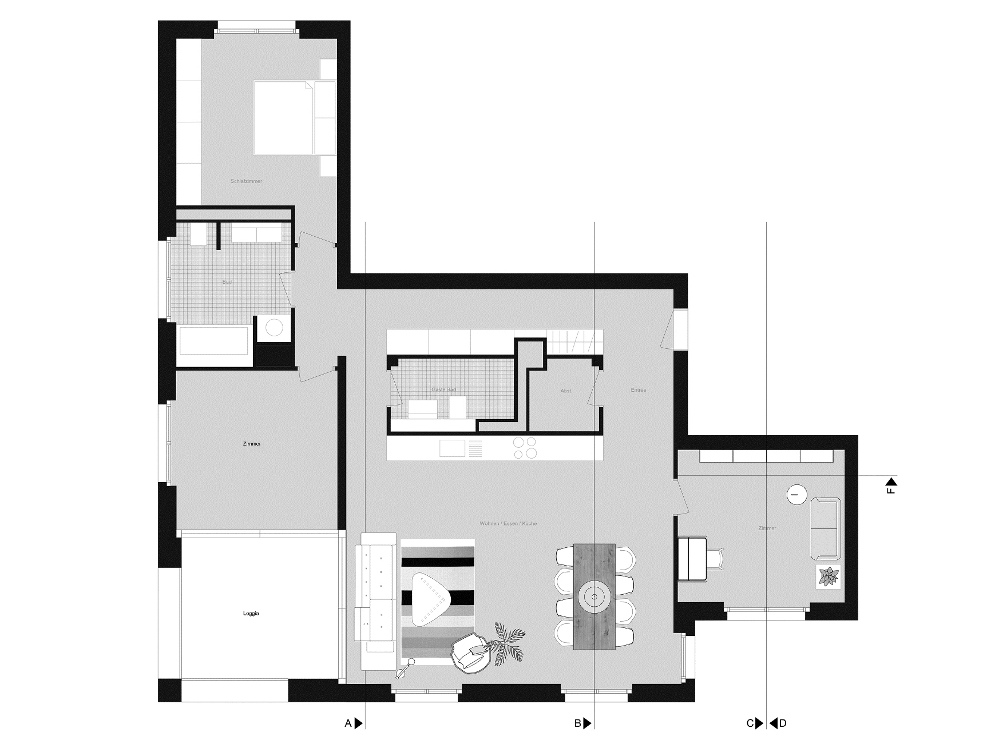 Furnishing consultation including room layout plan