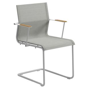 Sway Chair Powder coated white|Fabric Sling seagull|With armrests