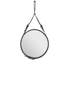 Adnet Circulaire Wall Mirror Ø 45 cm|Black