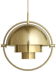 Multi-Lite Pendant Lamp Brass