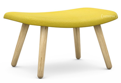 About A Lounge Ottoman AAL 03 Hallingdal 420 - yellow|Lacquered oak