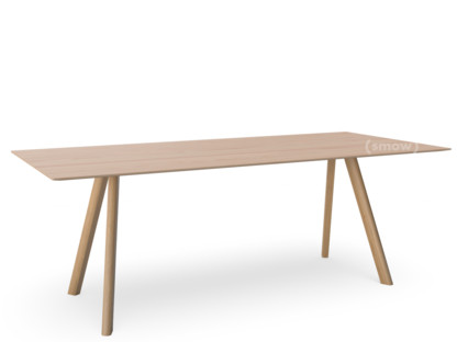 Copenhague Table CPH30 L 200 x W 90 x H 74|Lacquered oak|Oak veneer