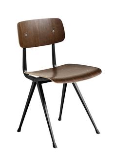 Result Chair Smoaked oak lacquered|Steel black powder-coated