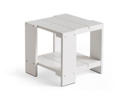 Crate Side Table White lacquered pine