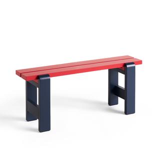 Weekday Bench Duo Steel blue / Wine red
