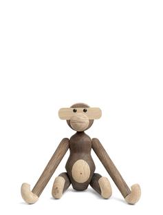 Monkey Small (H 19 cm)|Smoked oak/natural oak