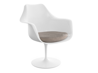 Saarinen Tulip Armchair Static|Seat cushion|White|Beige (Eva 177)