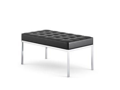 Florence Knoll Bench Two-seater|Volo|Black